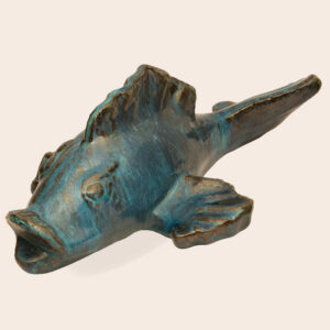 Ceramic Blue Perch