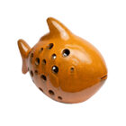 Ceramic Orange Mother Fish Marlin