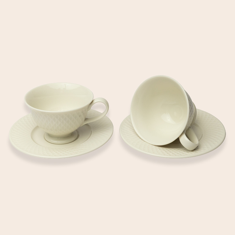Ceramic Coffee Set – Off White