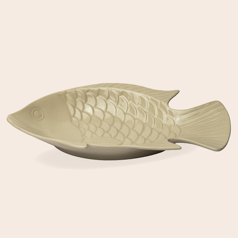 Ceramic Decorative Plate – Beige 01