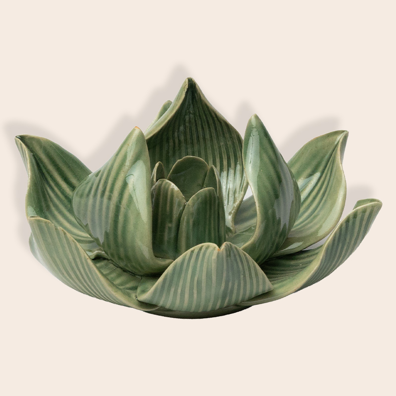 Ceramic Incense Holder – Green 01