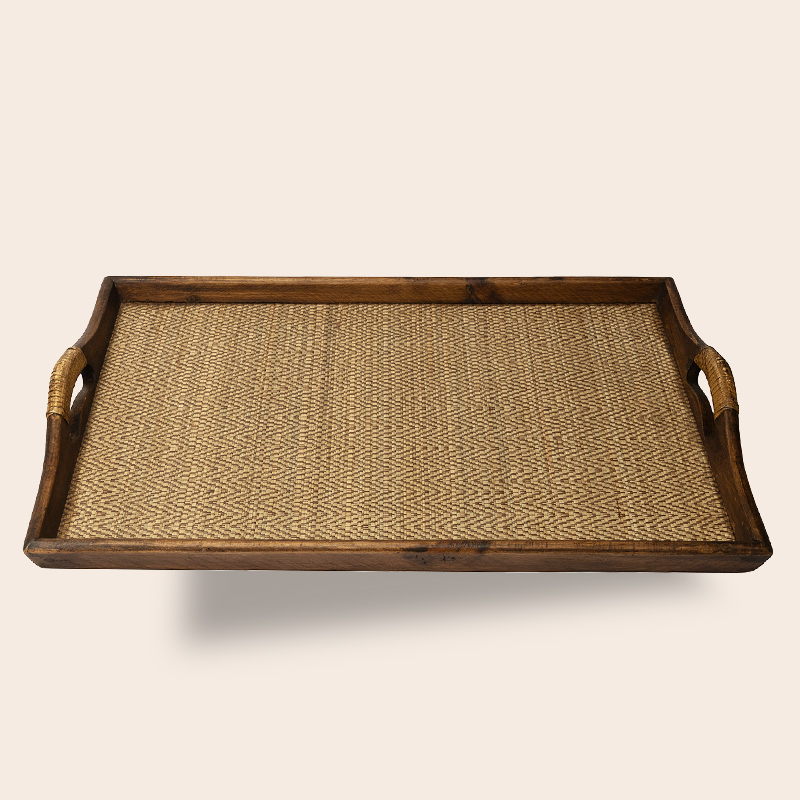 Walnut Wood Serving Tray – Large 01