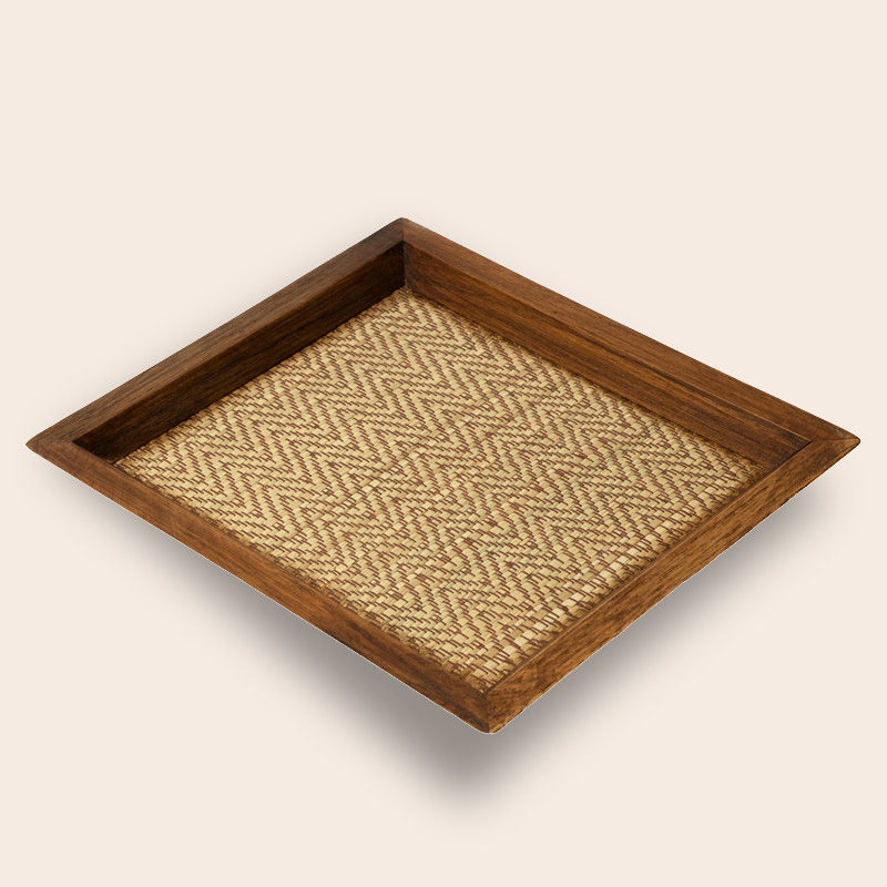 Walnut Wood Serving Tray – Small