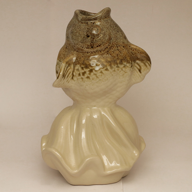 Ceramic Beige Vase