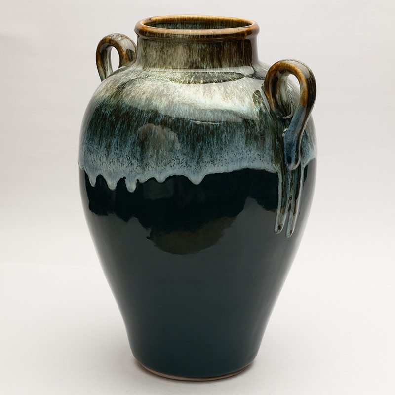 Ceramic Light Blue Vase - Image 2
