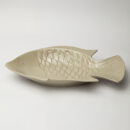 Ceramic Decorative Plate - Beige Handcrafted Wall Décor Plate for Minimalist Interiors