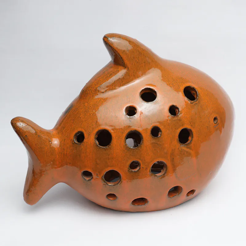 Ceramic Orange Mother Fish Marlin - Image 2