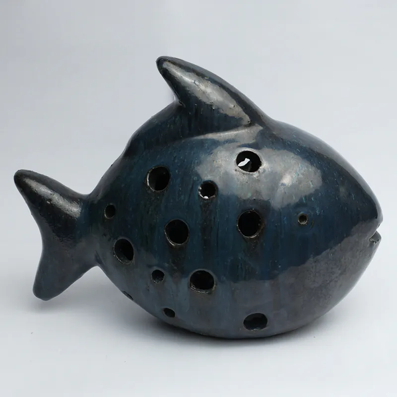 Ceramic Ocean Bluish Fish Marlin