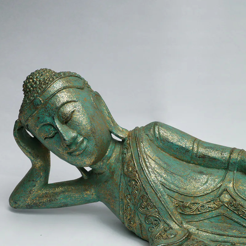 Wooden Lying Buddha - Image 2