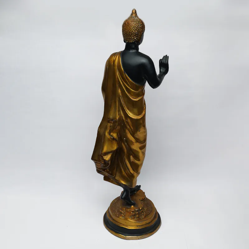 Brass Standing Buddha - Image 3