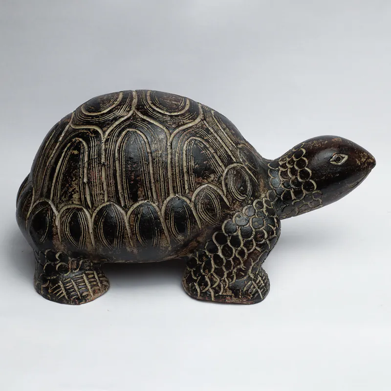Ceramic Brown Turtle Small - Image 3