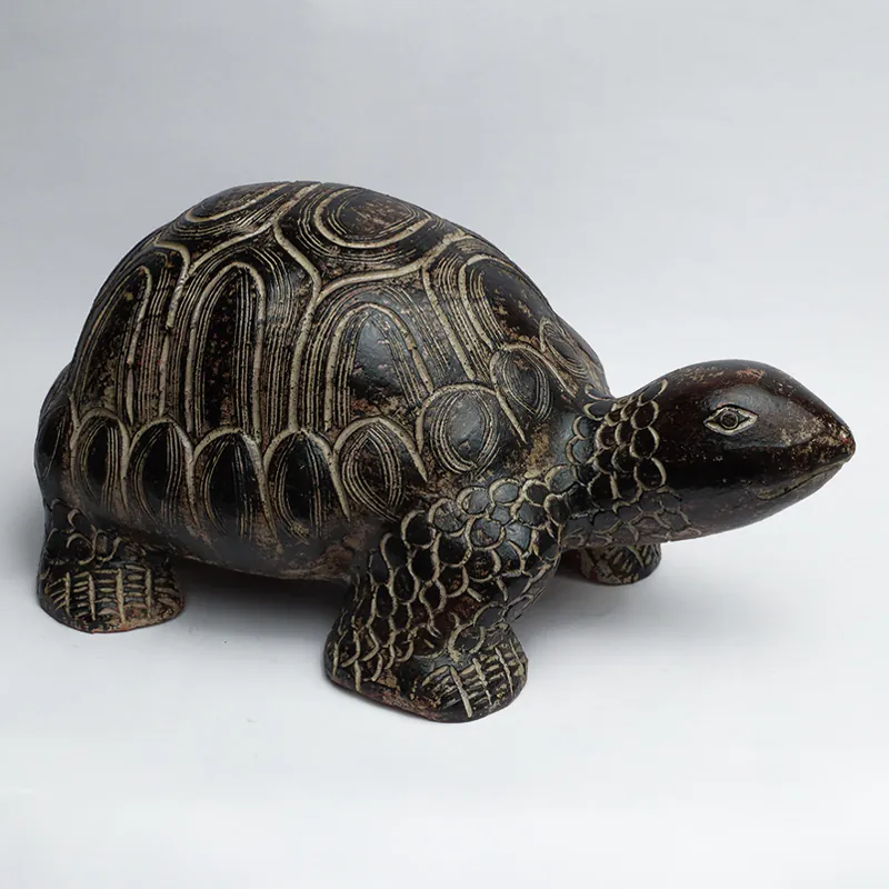 Ceramic Brown Turtle Small