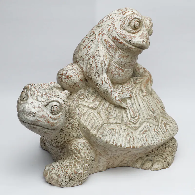 Ceramic Beige Frog - Image 2