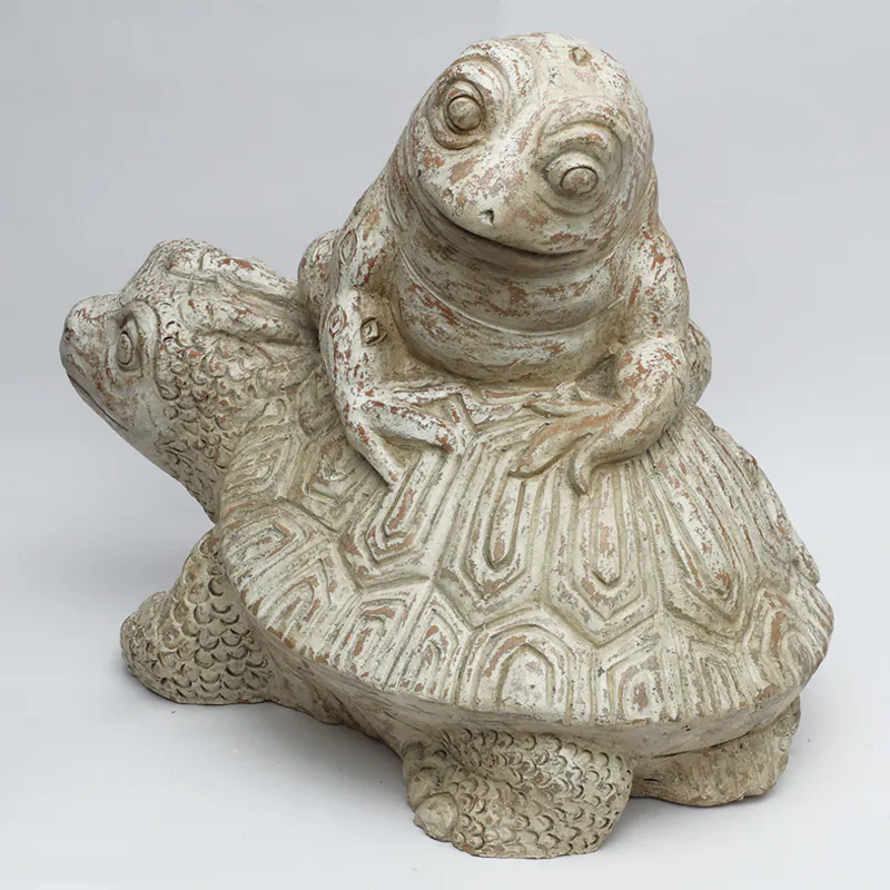 Ceramic Beige Frog - Image 3