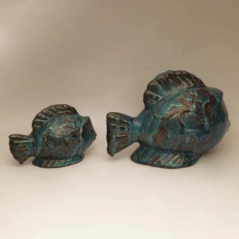 Ceramic Black & Blue Carp SB - Image 2