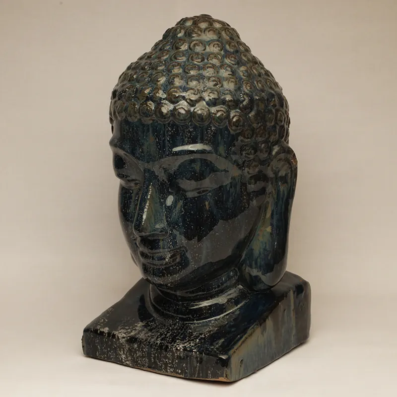 Ceramic Black Buddha Classic - Image 2