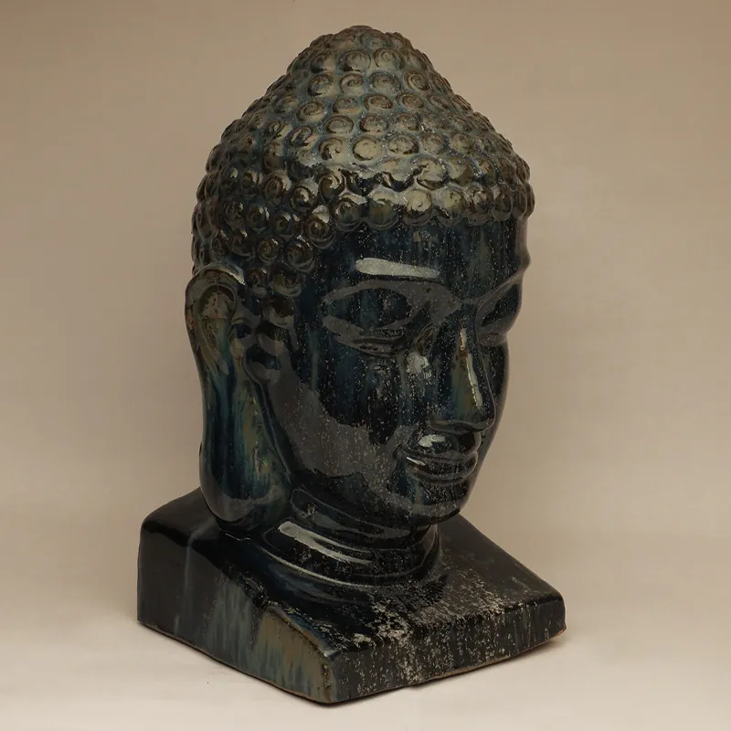 Ceramic Black Buddha Classic - Image 3