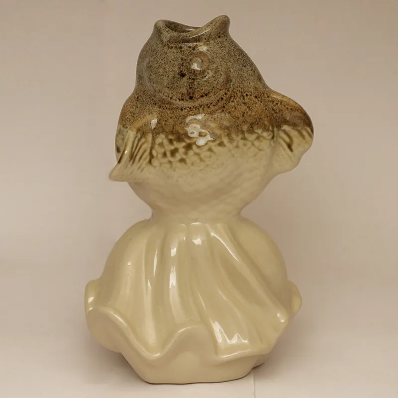 Ceramic Beige Vase