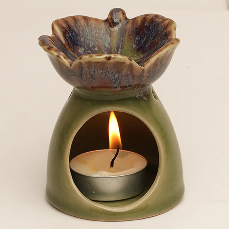 Ceramic Green Oil Burner
