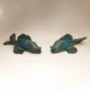 Ceramic Blue Perch