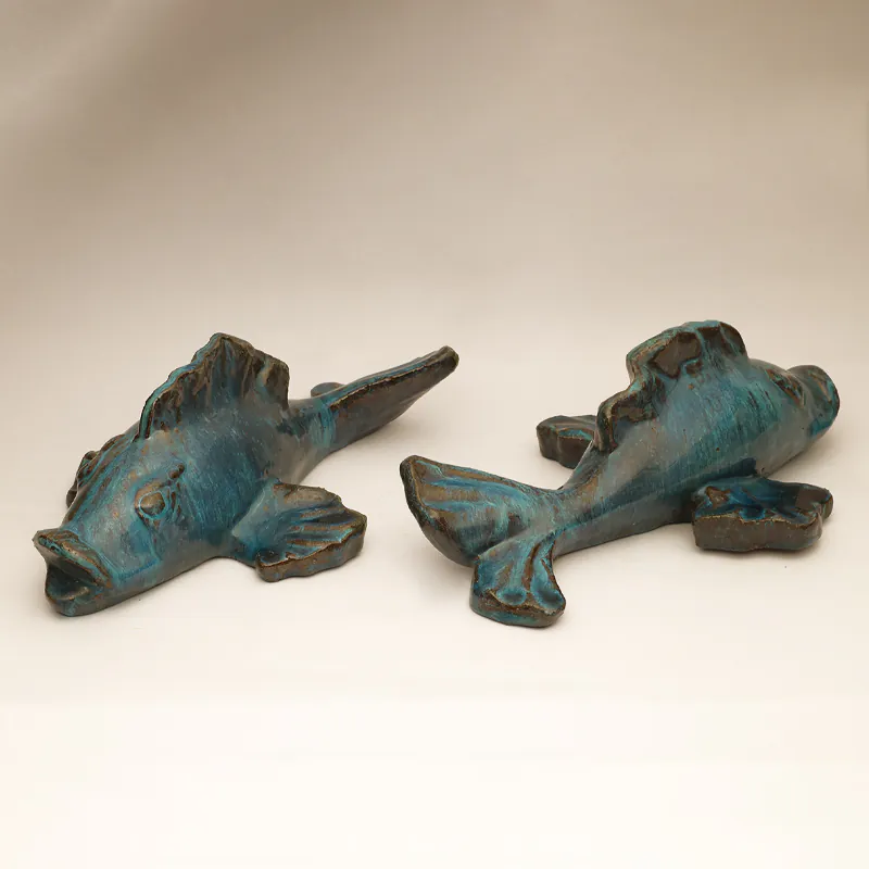 Ceramic Blue Perch - Image 2