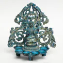 Brass Blue Lakshmi Deepam