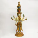 Brass Gold & White Avalokiteshvara