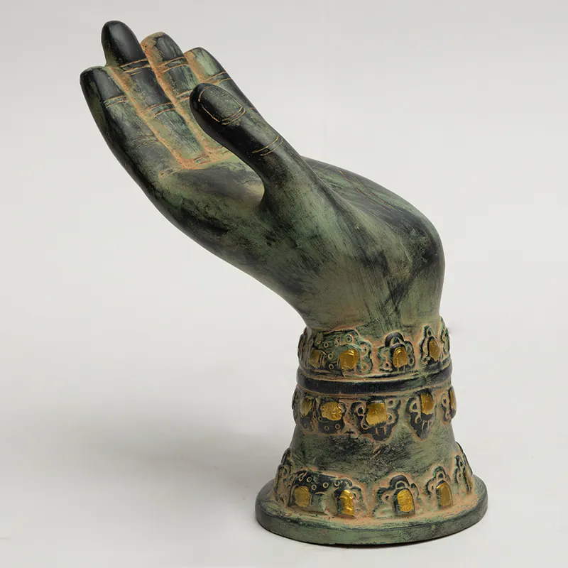 Brass Green Hand - Image 3