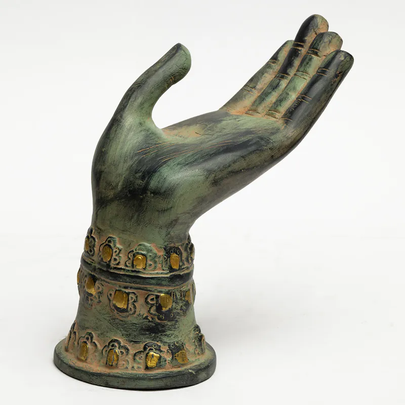Brass Green Hand