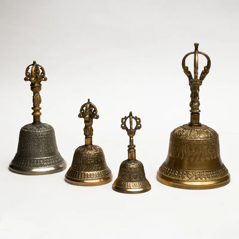 Brass Tibetan Buddhist Hand Bell