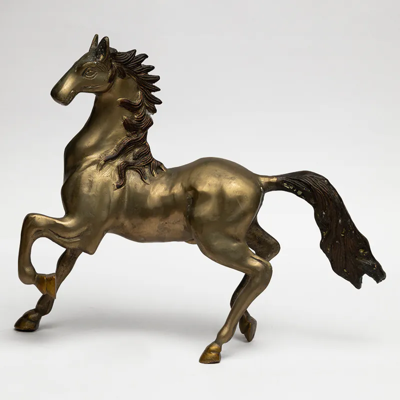 Brass Gold & Black Horse - Image 4