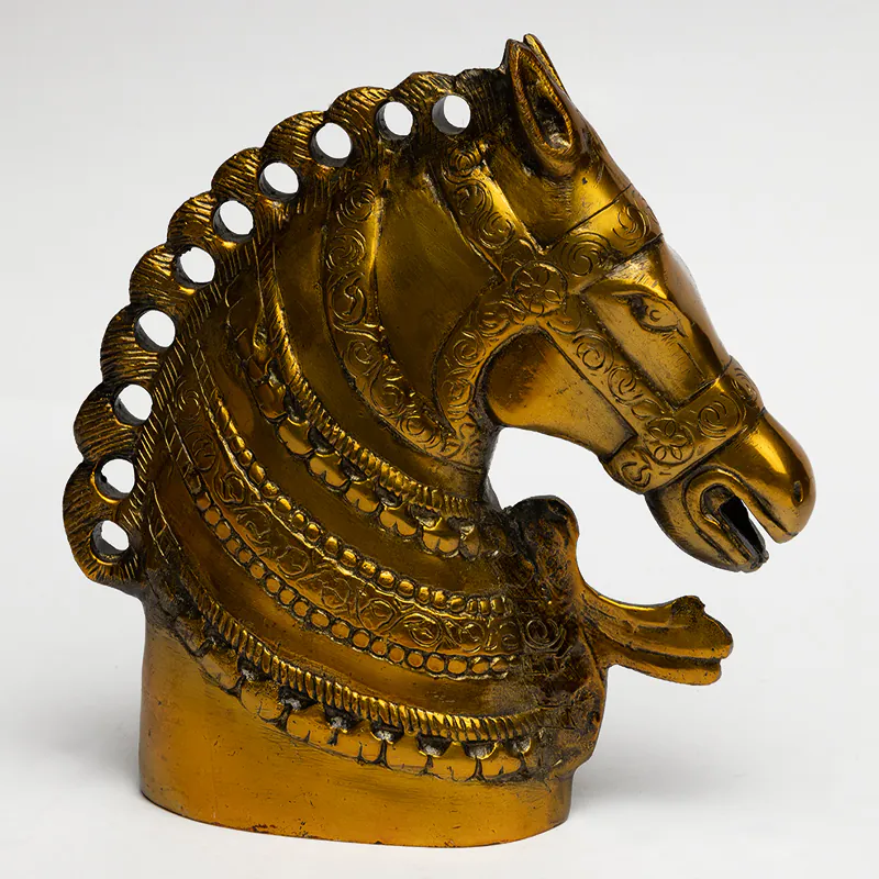 Brass Gold Horse - Image 2