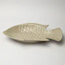 Ceramic Decorative Plate - Beige Handcrafted Wall Décor Plate for Minimalist Interiors