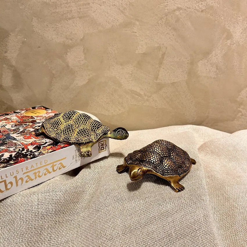 Brass Brown Tortoise - Image 2