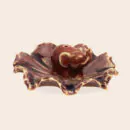 Ceramic Purple Incense Holder